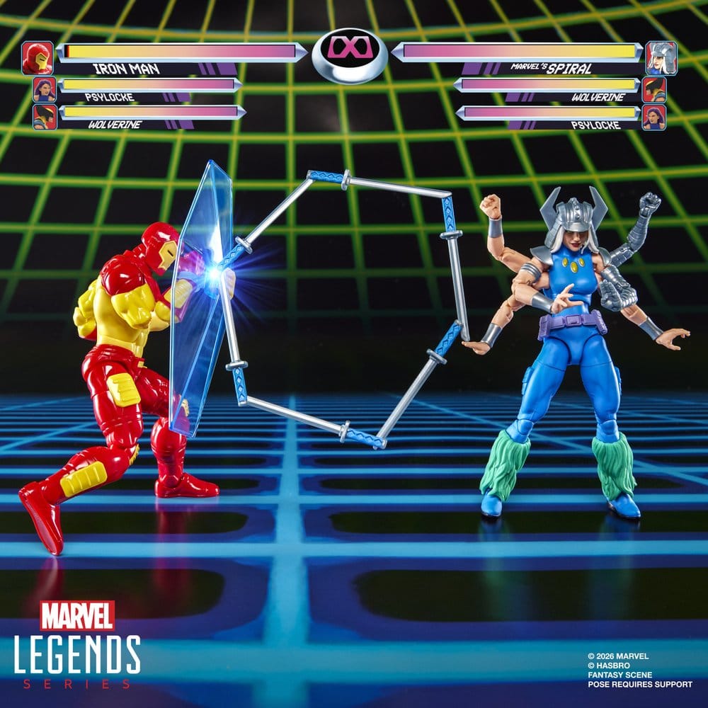 Marvel Games Marvel Legends Actionfiguren 2er-Pack Iron Man & Marvel's Spiral 15 cm