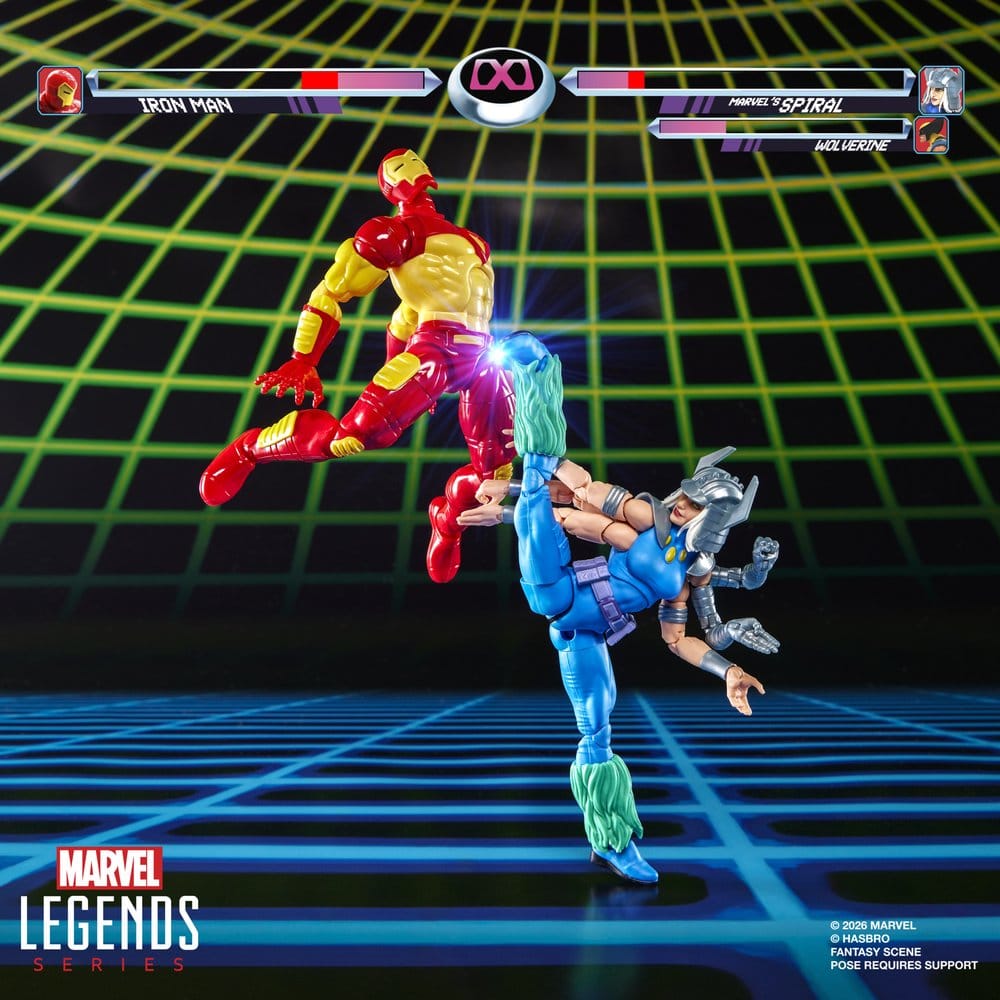 Marvel Games Marvel Legends Actionfiguren 2er-Pack Iron Man & Marvel's Spiral 15 cm