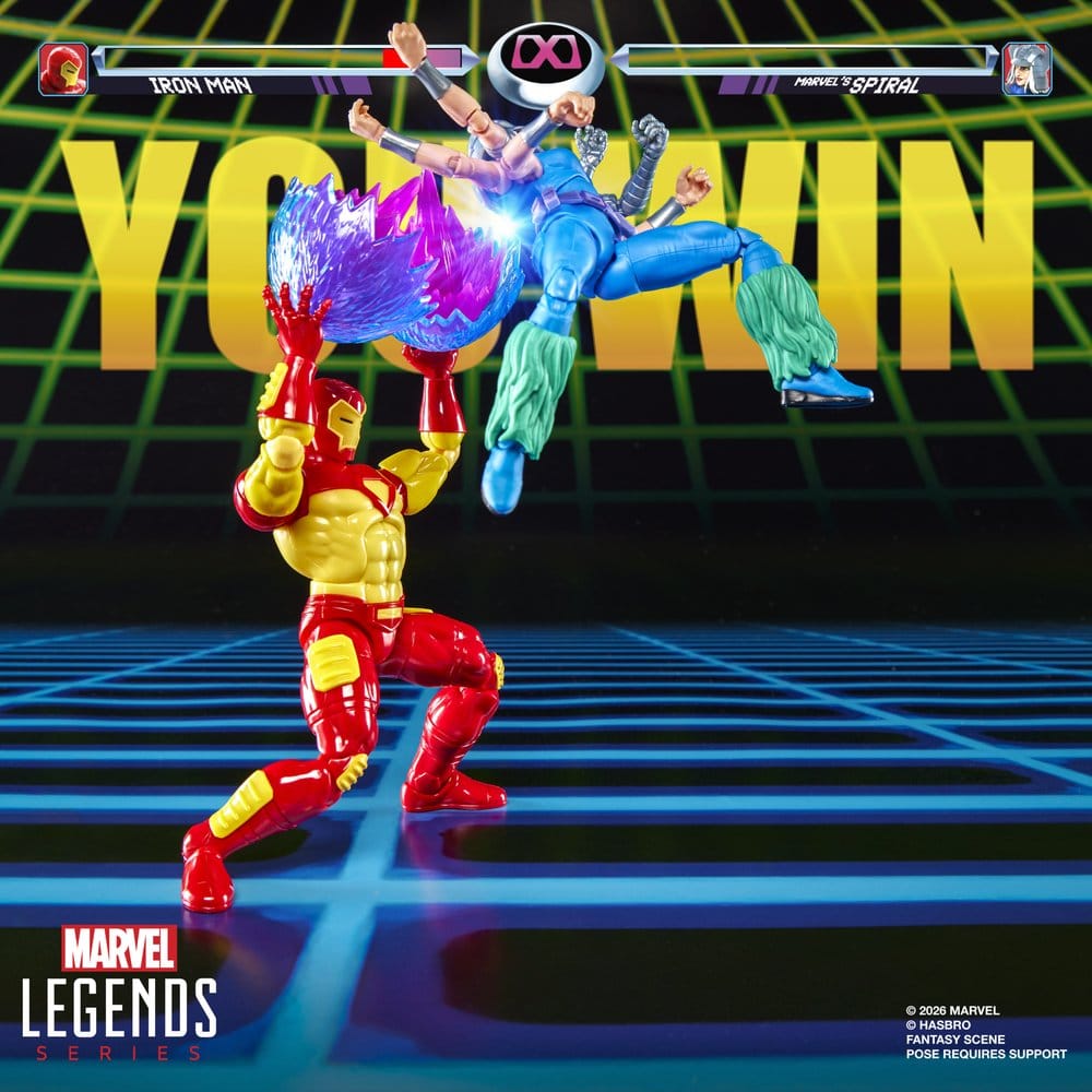 Marvel Games Marvel Legends Actionfiguren 2er-Pack Iron Man & Marvel's Spiral 15 cm