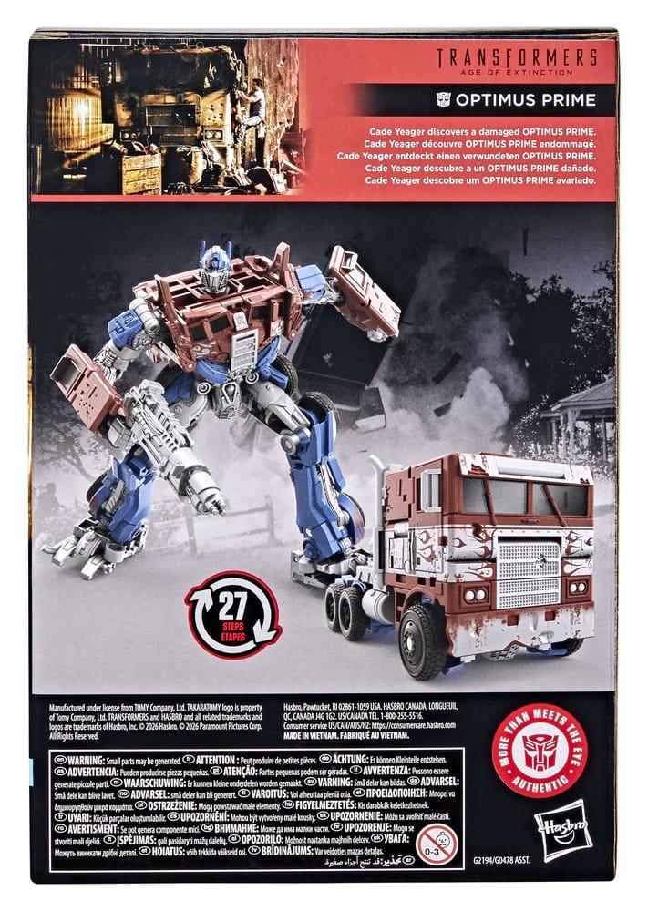 Transformers: Ära des Untergangs Studio Series Voyager Class Actionfigur Optimus Prime 17 cm