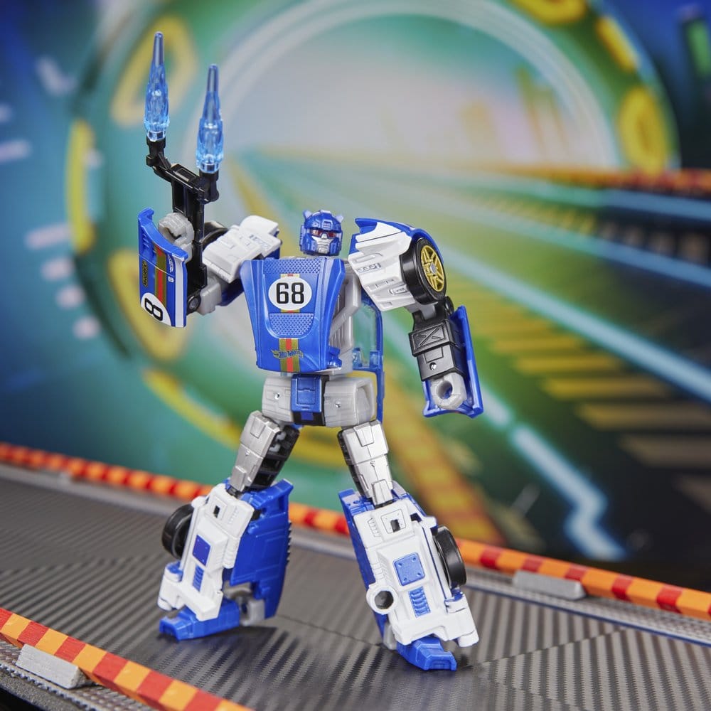 Transformers x Hot Wheels Collaborative Deluxe Class Actionfigur El Segundo Coupe 13 cm