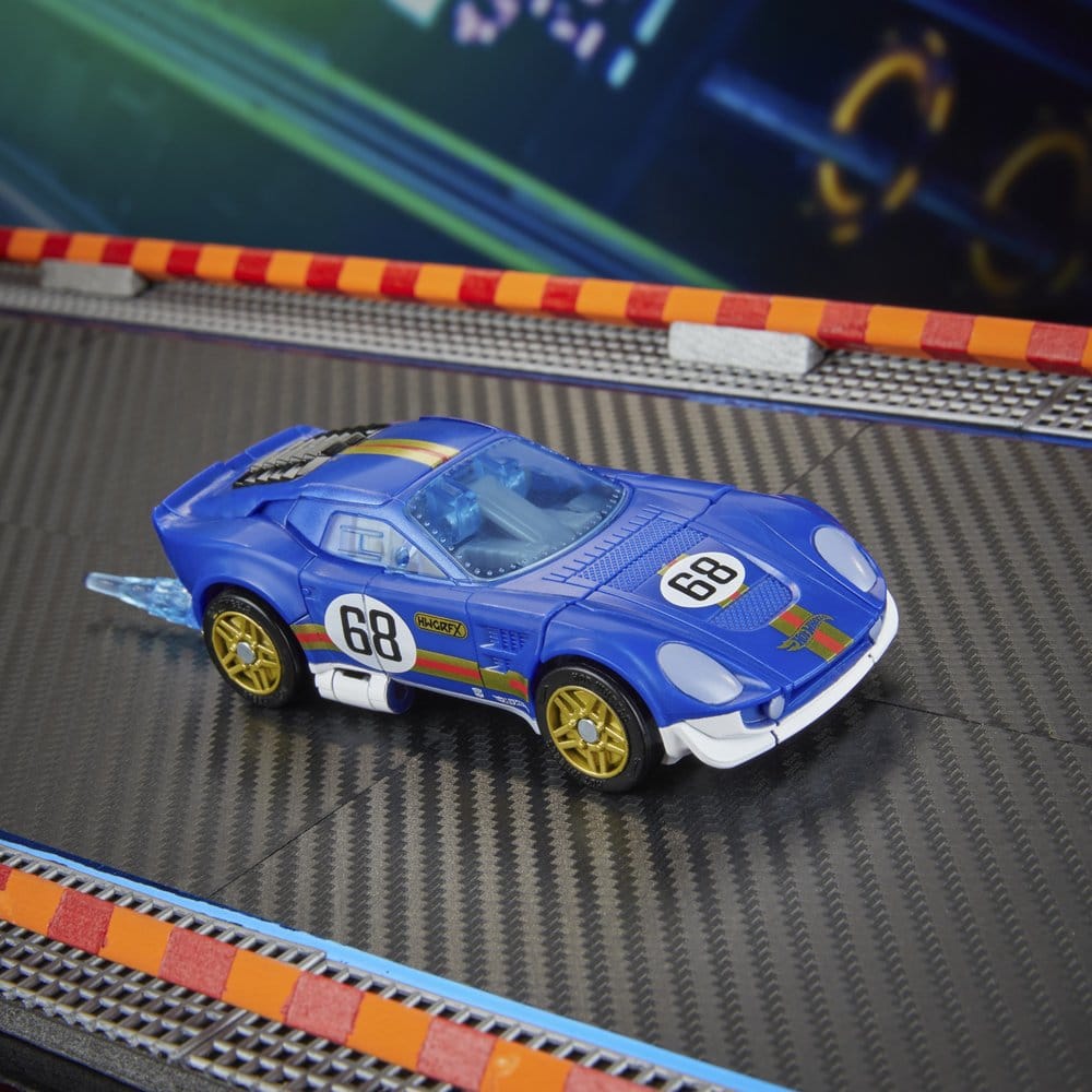Transformers x Hot Wheels Collaborative Deluxe Class Actionfigur El Segundo Coupe 13 cm
