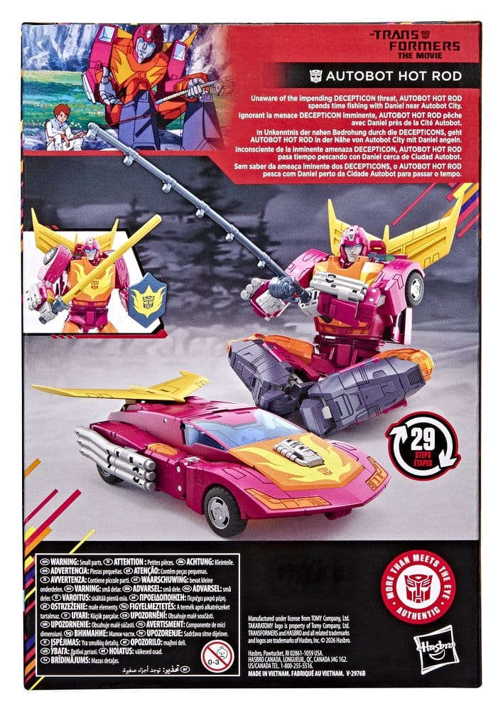 The Transformers: The Movie Studio Series Voyager Class Actionfigur MTMTE Collection: Autobot Hot Rod 14 cm