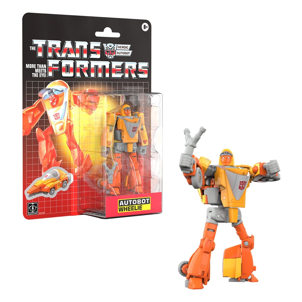 The Transformers Retro G1 Actionfigur Autobot Wheelie 11 cm