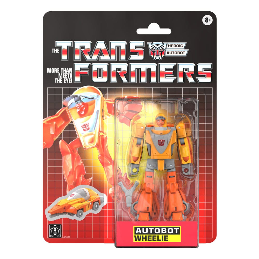 The Transformers Retro G1 Actionfigur Autobot Wheelie 11 cm