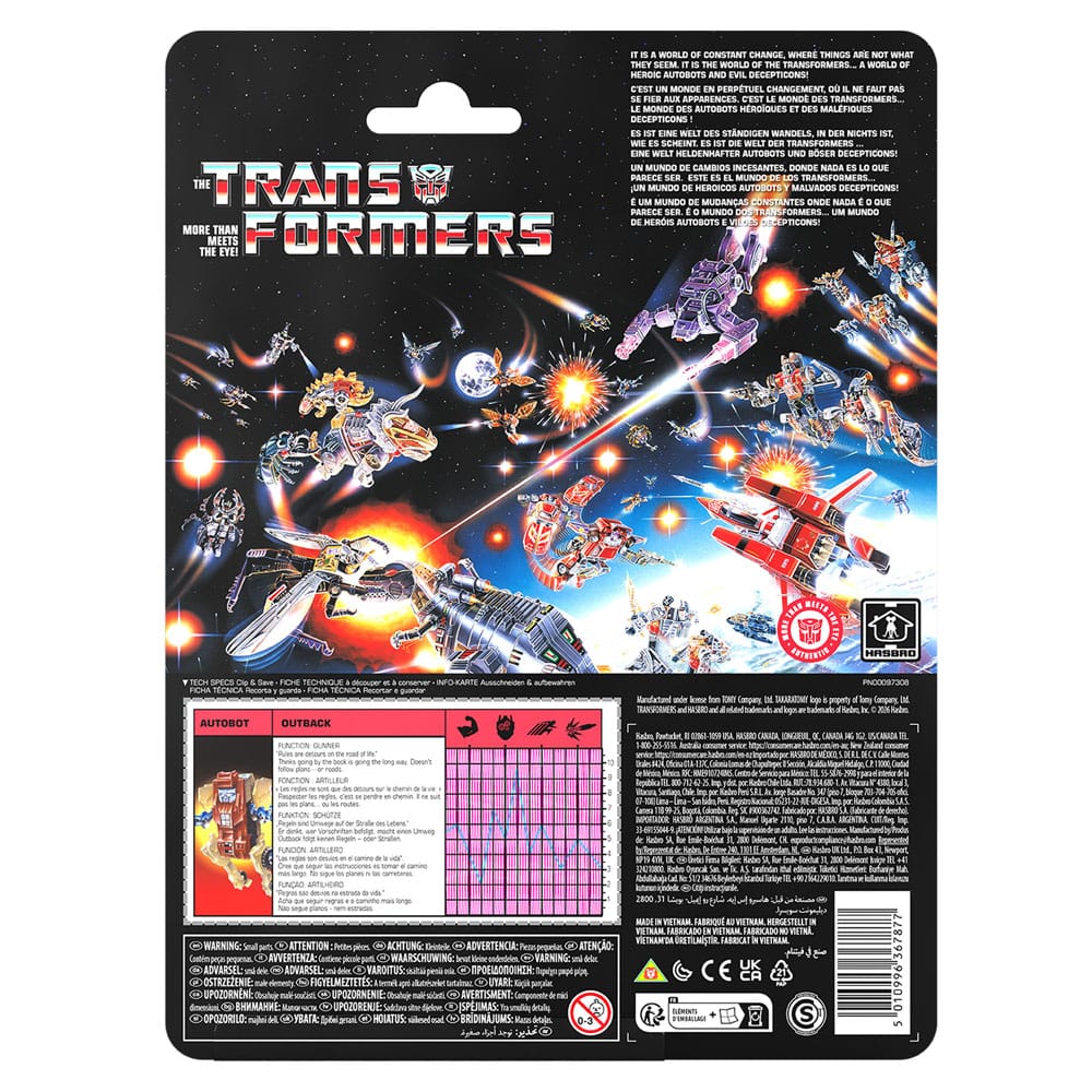 The Transformers Retro G1 Actionfigur Autobot Outback 13 cm