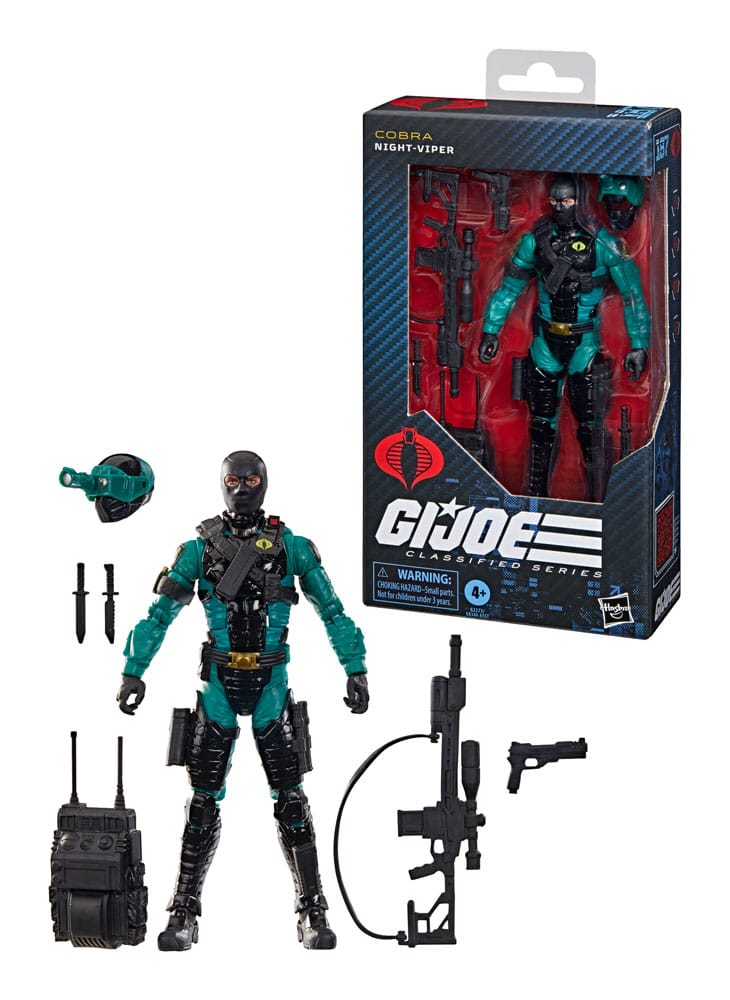 G.I. Joe Classified Series Actionfigur Night-Viper 15 cm