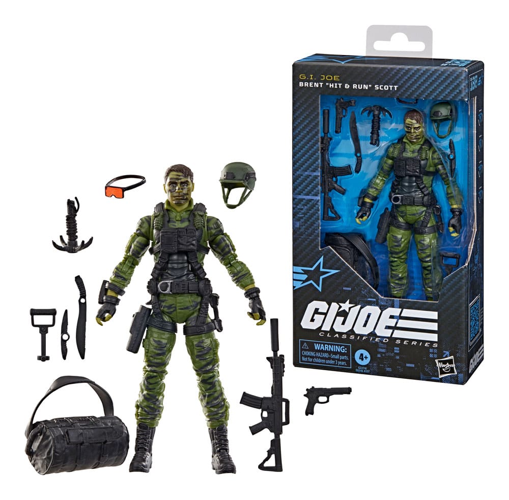 G.I. Joe Classified Series Actionfigur Brent "Hit & Run" Scott 15 cm