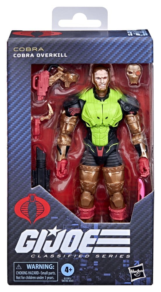 G.I. Joe Classified Series Actionfigur #201 Cobra Overkill 15 cm