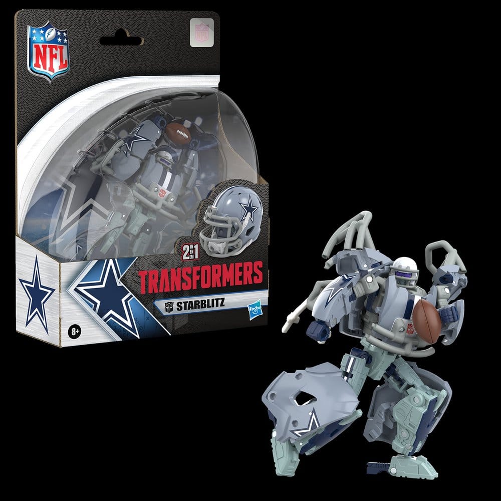 Transformers x NFL Actionfigur Dallas Cowboys: Starblitz 14 cm