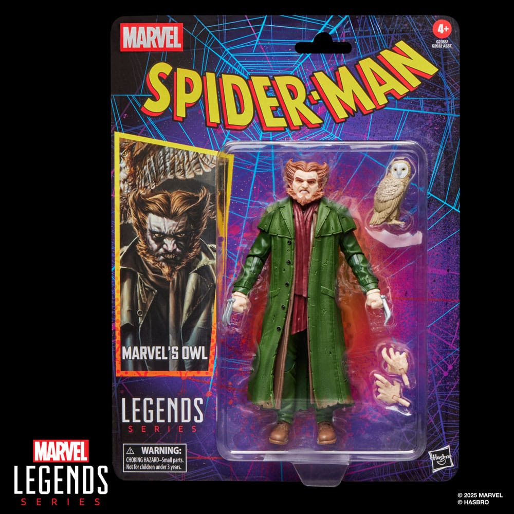 Spider-Man Marvel Legends Retro Actionfigur Marvel's Owl 15 cm