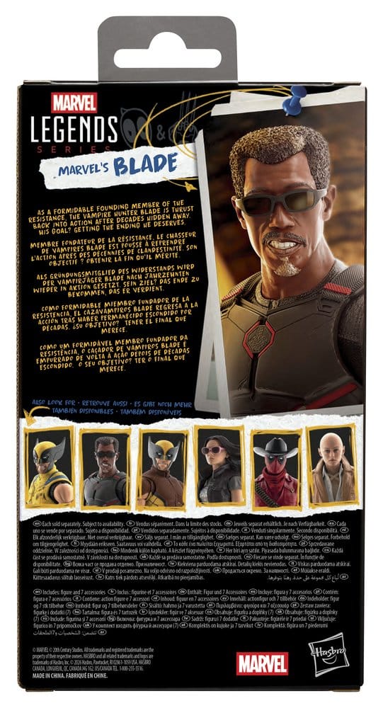 Deadpool & Wolverine Marvel Legends Actionfigur Marvel's Blade 15 cm