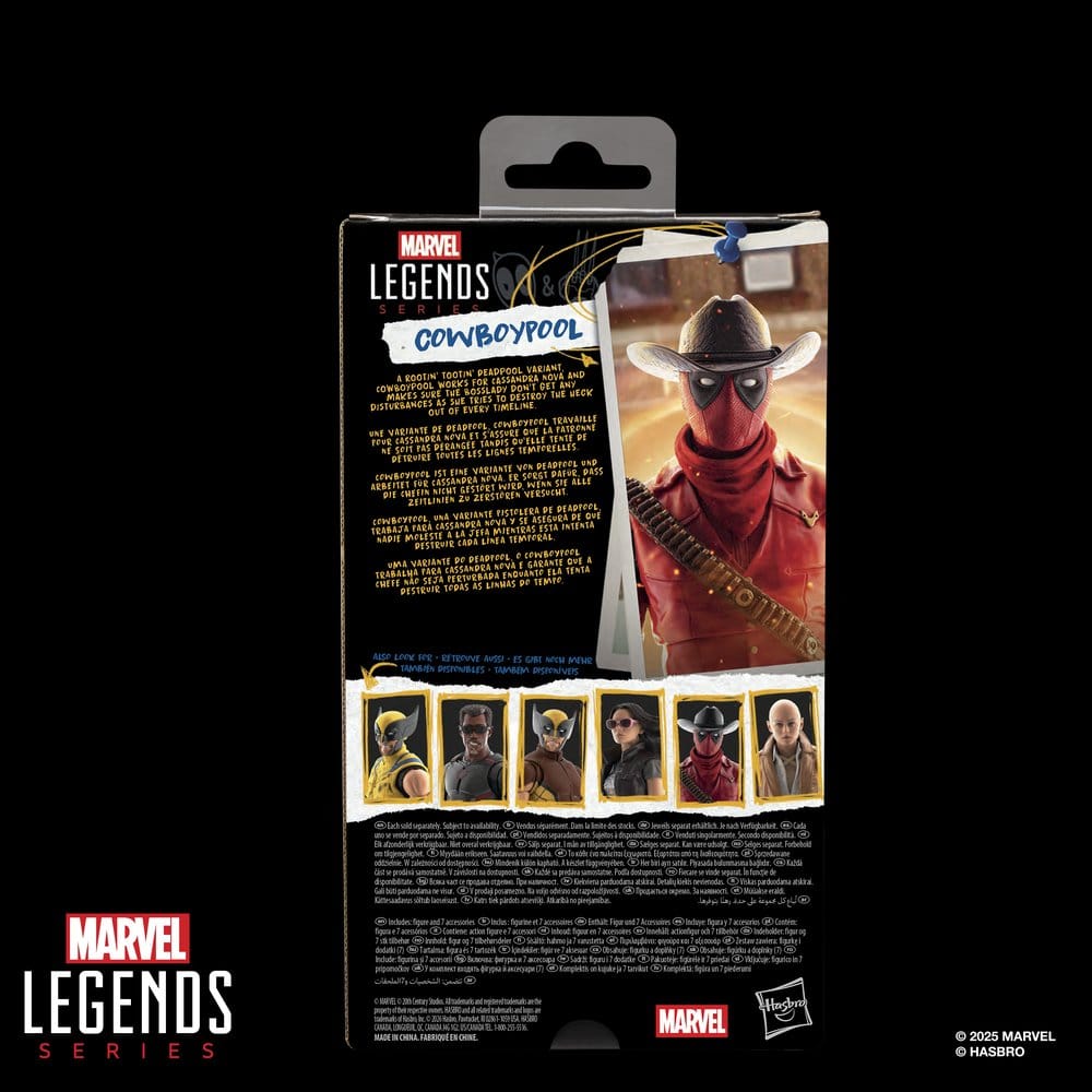 Deadpool & Wolverine Marvel Legends Actionfigur Cowboypool 15 cm