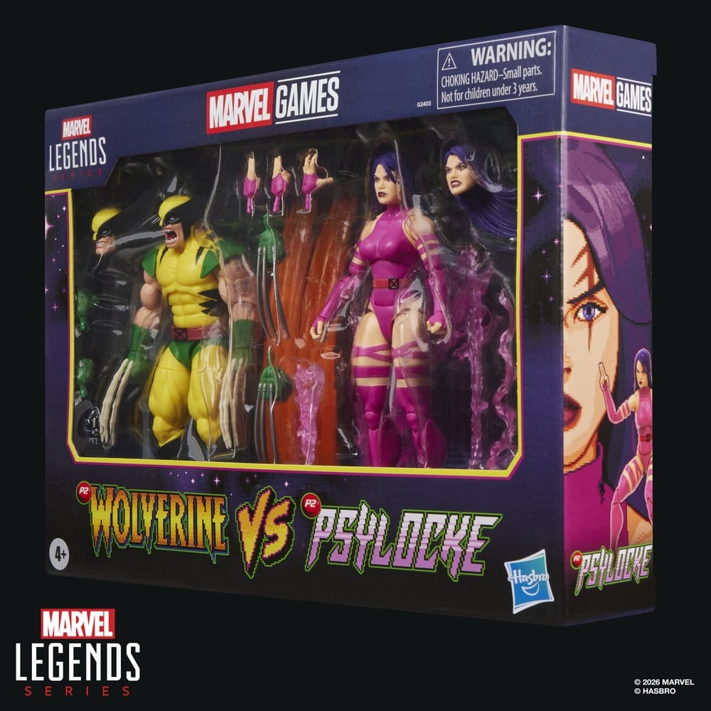 Marvel Games Marvel Legends Actionfiguren 2er-Pack Wolverine & Psylocke 15 cm