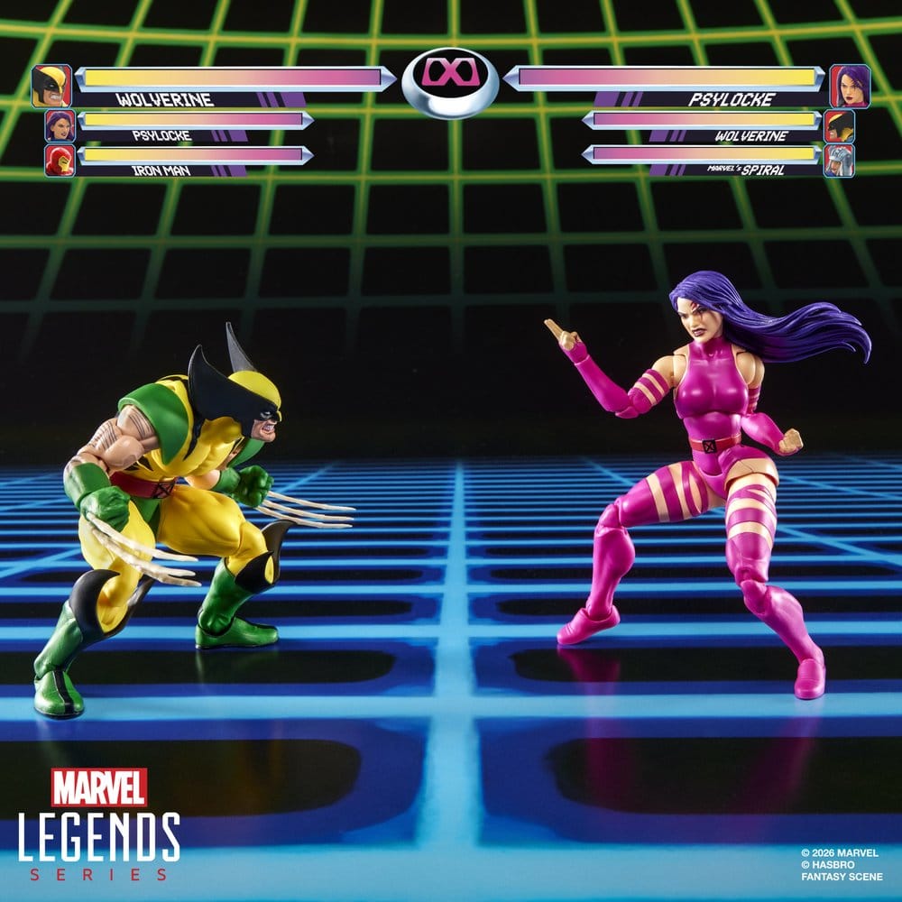 Marvel Games Marvel Legends Actionfiguren 2er-Pack Wolverine & Psylocke 15 cm