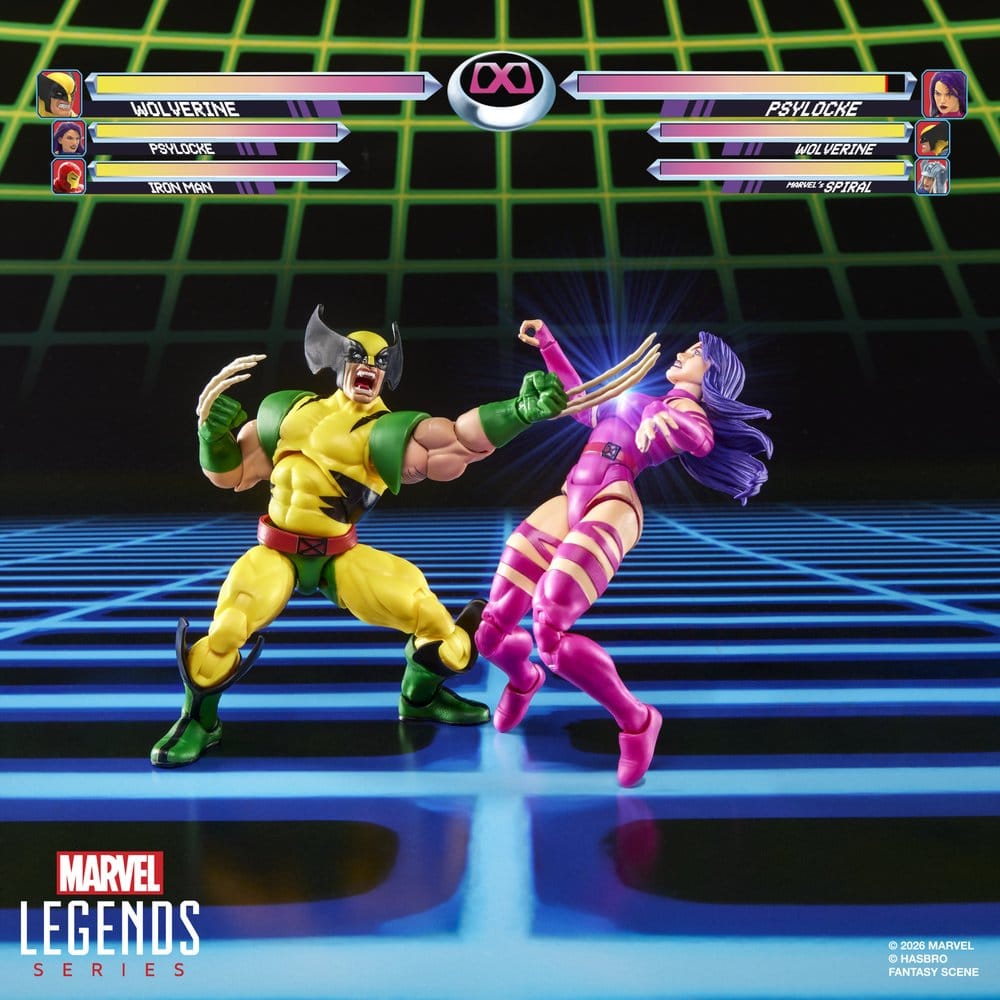 Marvel Games Marvel Legends Actionfiguren 2er-Pack Wolverine & Psylocke 15 cm
