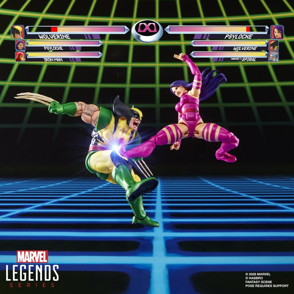 Marvel Games Marvel Legends Actionfiguren 2er-Pack Wolverine & Psylocke 15 cm