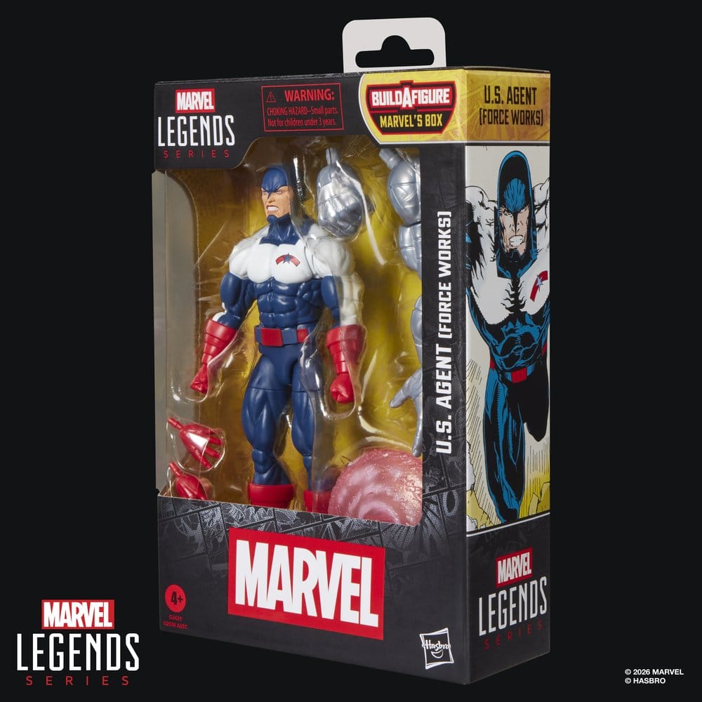 Marvel Legends Actionfigur U.S. Agent (Force Works) (BAF: Marvel's Box) 15 cm