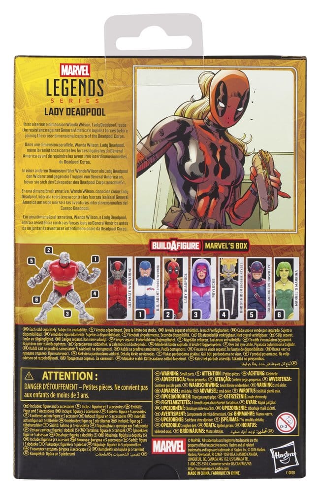 Marvel Legends Actionfigur Lady Deadpool (BAF: Marvel's Box) 15 cm