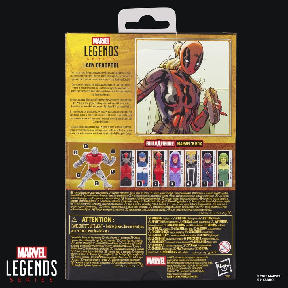 Marvel Legends Actionfigur Lady Deadpool (BAF: Marvel's Box) 15 cm