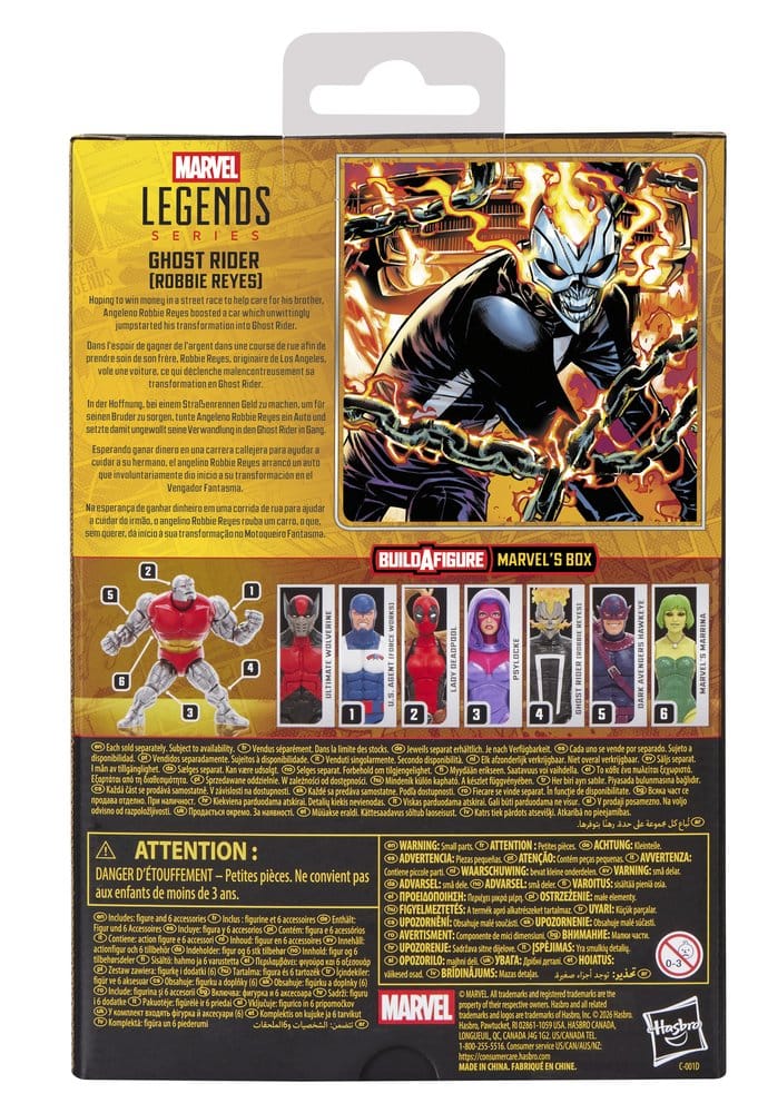 Marvel Legends Actionfigur Ghost Rider (Robbie Reyes) (BAF: Marvel's Box) 15 cm