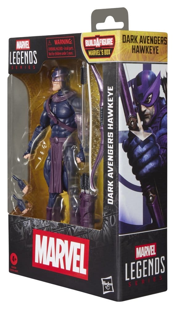 Marvel Legends Actionfigur Dark Avengers Hawkeye (BAF: Marvel's Box) 15 cm