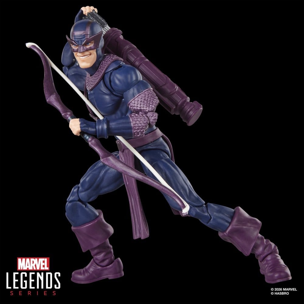 Marvel Legends Actionfigur Dark Avengers Hawkeye (BAF: Marvel's Box) 15 cm
