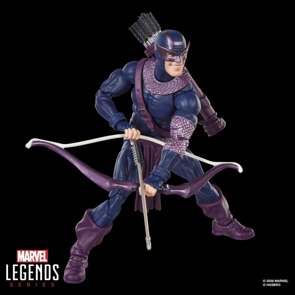 Marvel Legends Actionfigur Dark Avengers Hawkeye (BAF: Marvel's Box) 15 cm