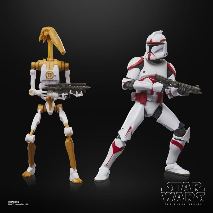 Star Wars: Battlefront II Black Series Actionfiguren 2er-Pack Phase I Assault Trooper & Battle Droid Officer 15 cm