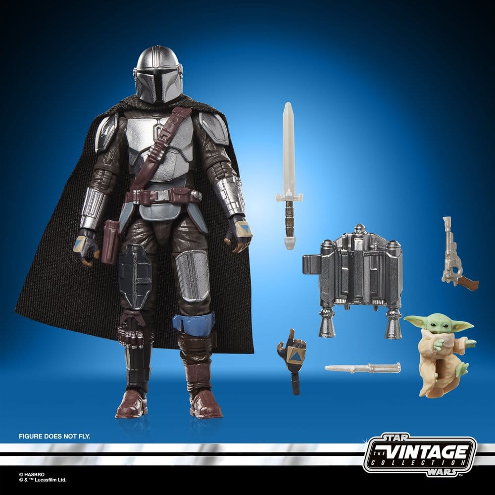 Star Wars: The Mandalorian & Grogu Vintage Collection Actionfigur The Mandalorian & Grogu 10 cm
