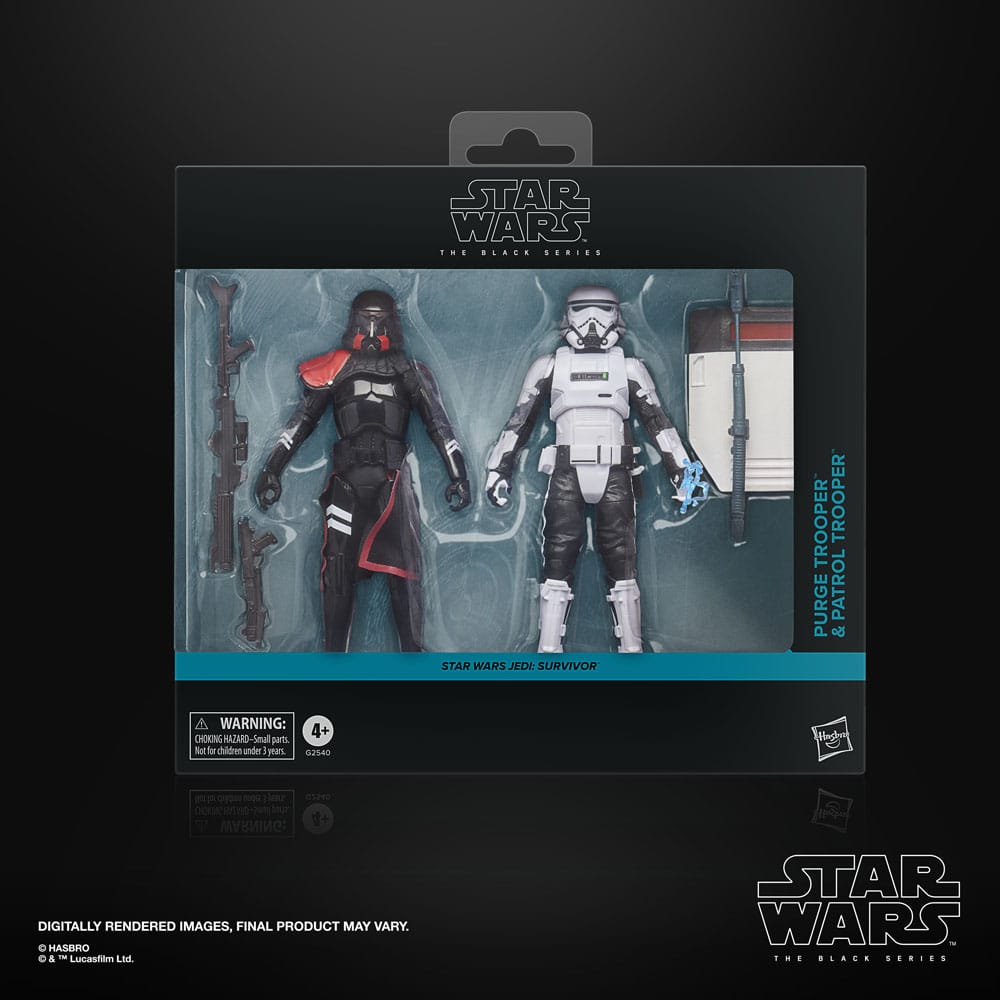Star Wars Jedi: Survivor Black Series Actionfiguren 2er-Pack Purge Trooper & Patrol Trooper 15 cm