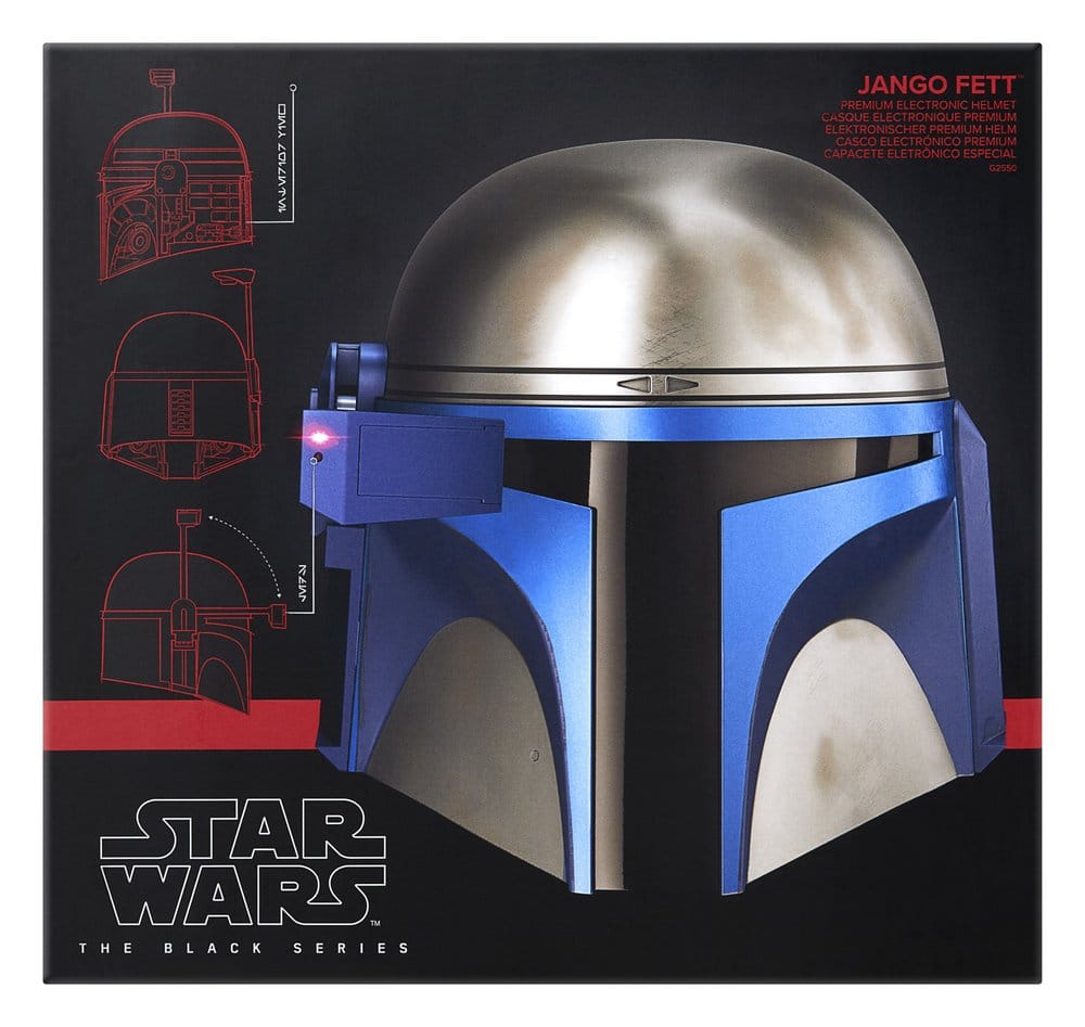 Star Wars Episode II Black Series Elektronischer Helm Jango Fett