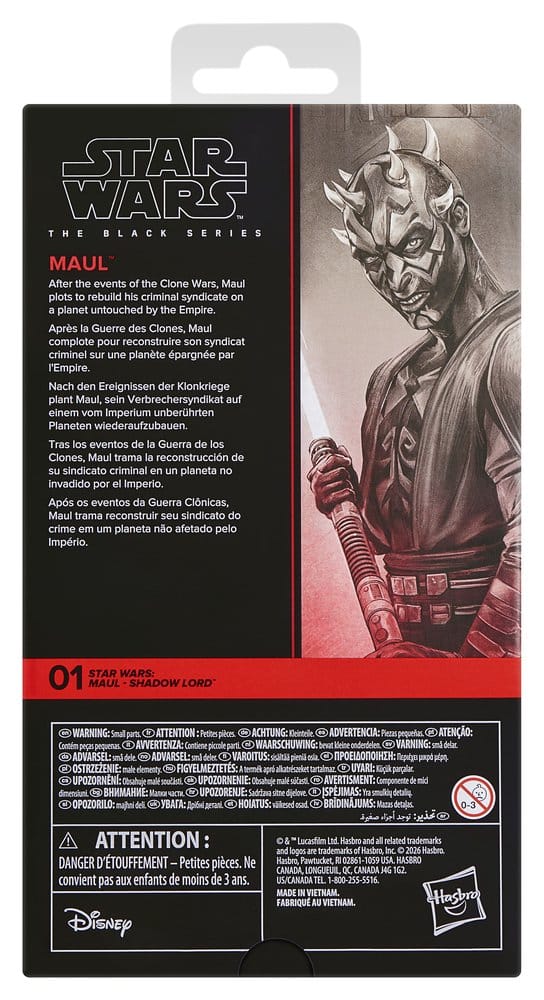 Star Wars: Maul - Shadow Lord Black Series Actionfigur Maul 15 cm