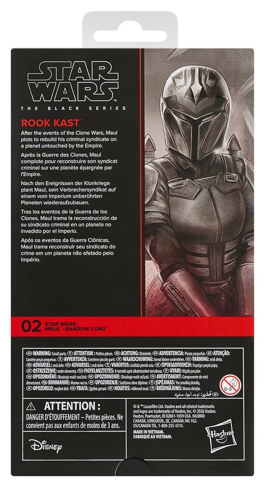 Star Wars: Maul - Shadow Lord Black Series Actionfigur Rook Kast 15 cm