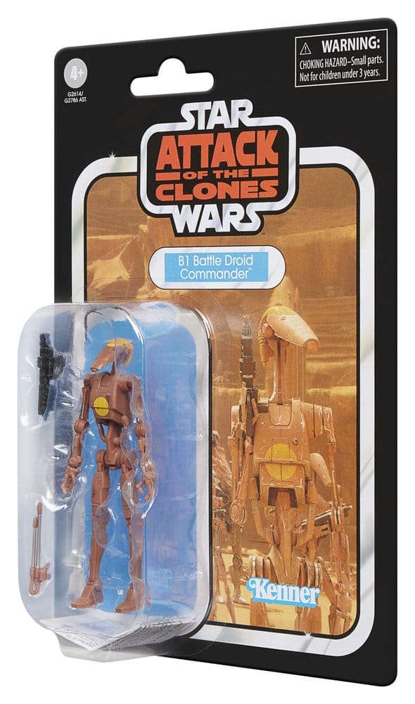 Star Wars Episode II Vintage Collection Actionfigur B1 Battle Droid Commander 10 cm