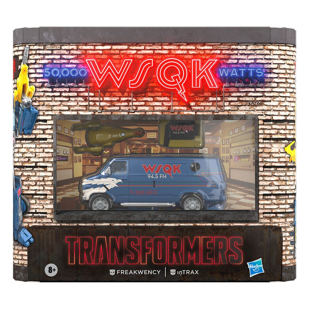 Stranger Things x Transformers Actionfiguren 2er-Pack Freakwency &amp; 8-Trax 15 cm