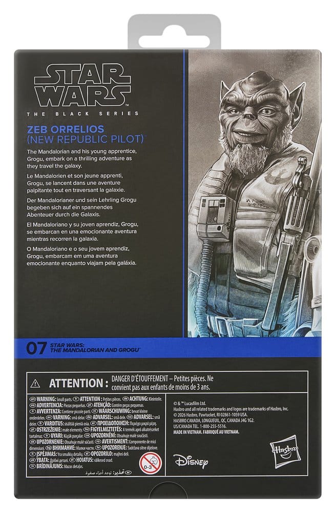 Star Wars: The Mandalorian & Grogu Black Series Actionfigur Garazeb “Zeb” Orrelios 15 cm