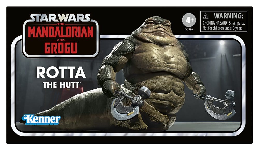 Star Wars: The Mandalorian and Grogu Vintage Collection Actionfigur Rotta the Hutt 10 cm