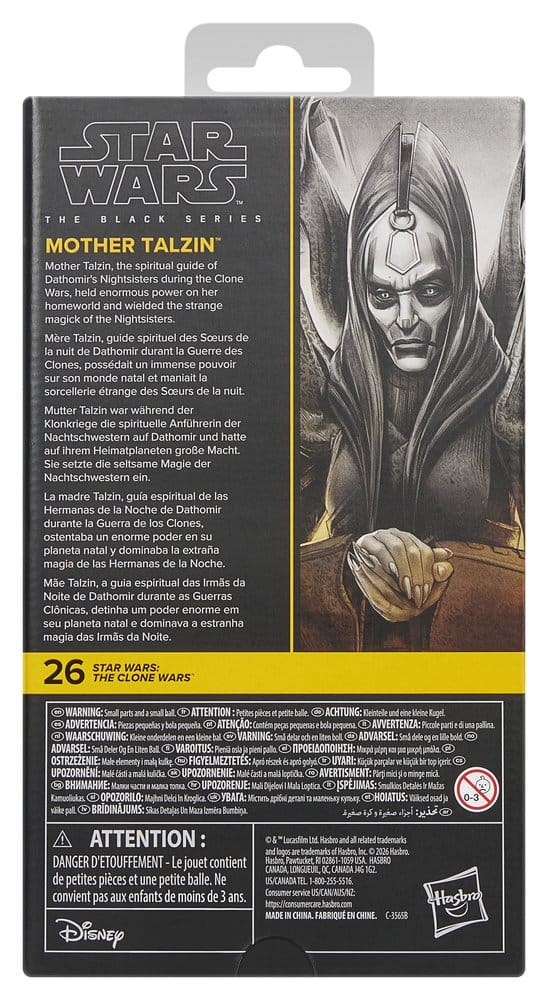 Star Wars: The Clone Wars Black Series Actionfigur Mother Talzin 15 cm