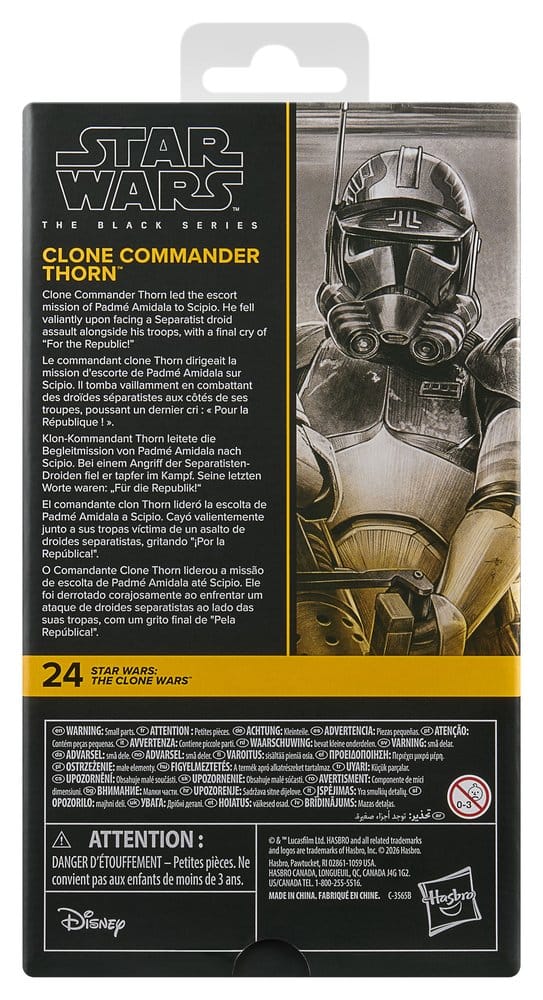Star Wars: The Clone Wars Black Series Actionfigur Clone Commander Thorn 15 cm