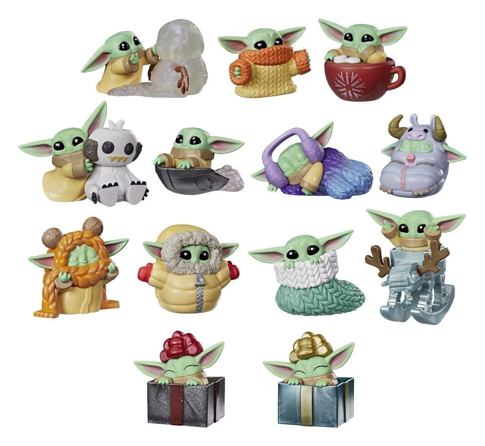 Star Wars Minifiguren 4 cm Grogu Force Freeze Series 2 Blind Box Display (24)
