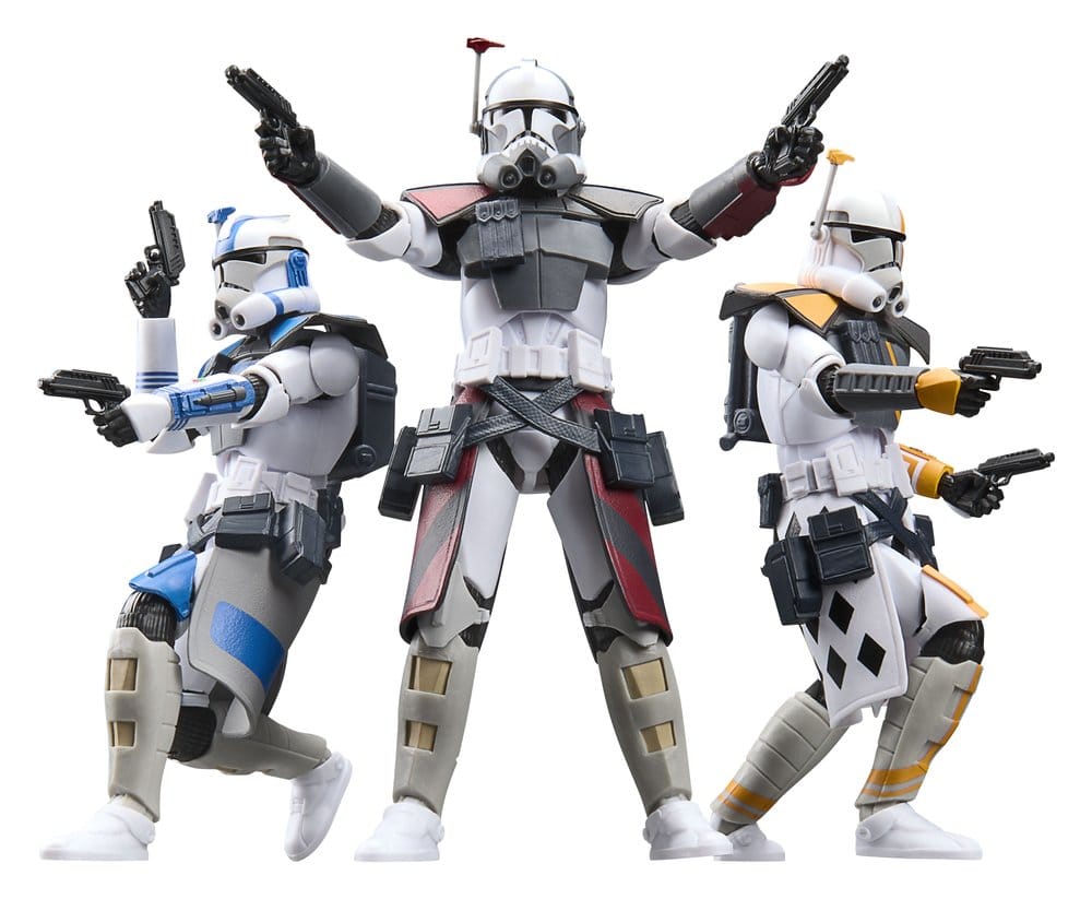 Star Wars: The Clone Wars Black Series Actionfiguren 3er-Pack ARC Trooper Havoc, Colt & Blitz 15 cm