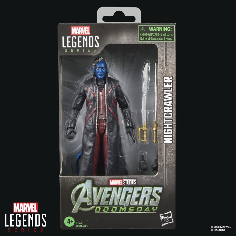 Avengers: Doomsday Marvel Legends Actionfigur Nightcrawler 15 cm