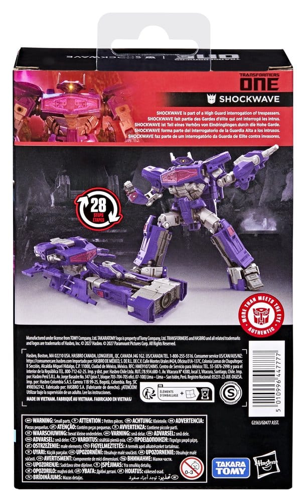 Transformers One Studio Series Deluxe Class Actionfigur Shockwave 13 cm
