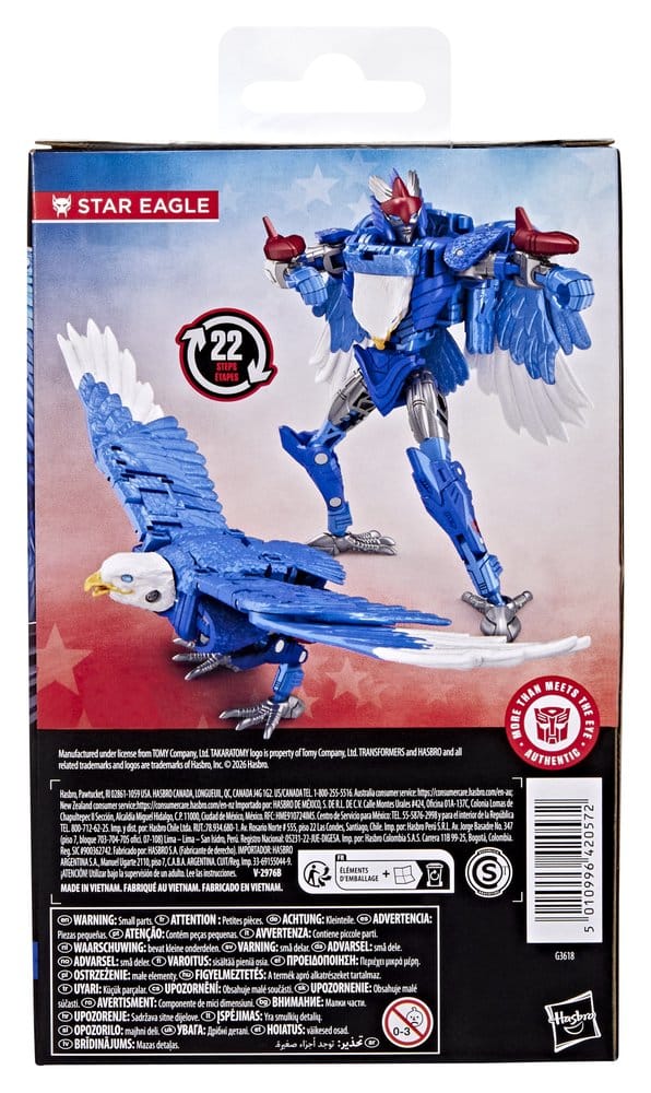 Transformers Deluxe Class Actionfigur Star Eagle 11 cm