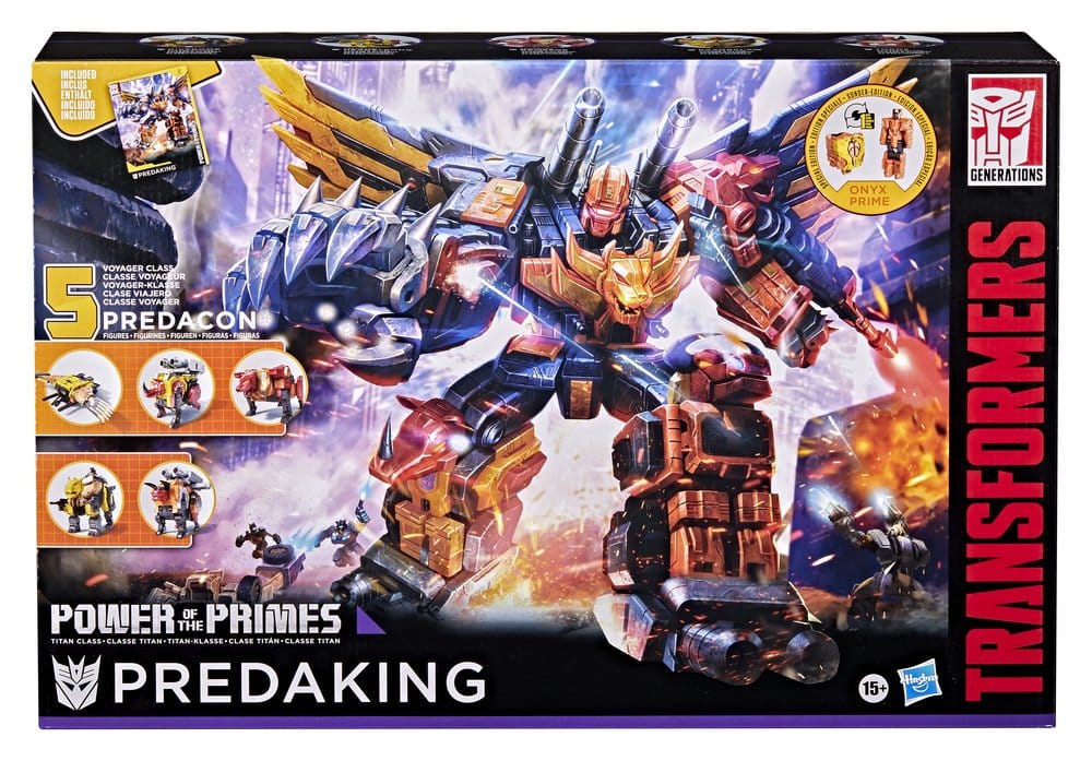 Transformers Power of the Primes Combiner Actionfigur Predaking 45 cm