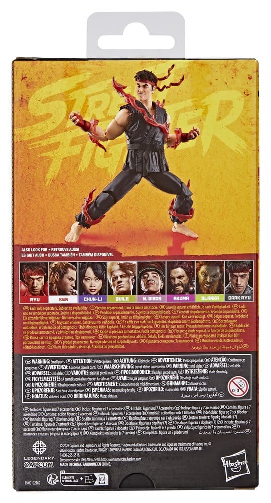 Street Fighter Actionfigur Dark Ryu 15 cm