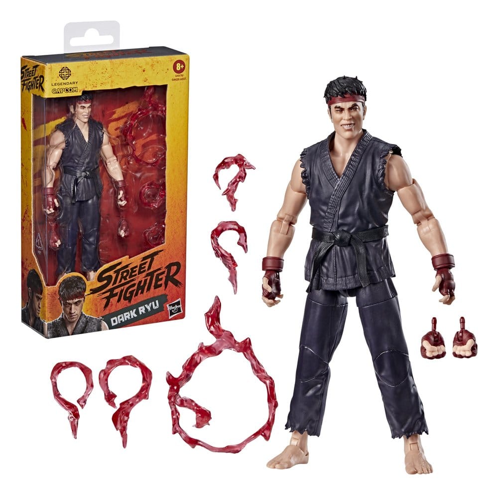 Street Fighter Actionfigur Dark Ryu 15 cm
