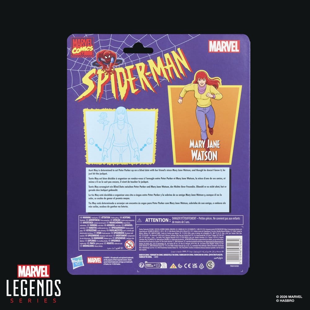 Spider-Man Marvel Legends Actionfigur Mary Jane Watson 15 cm