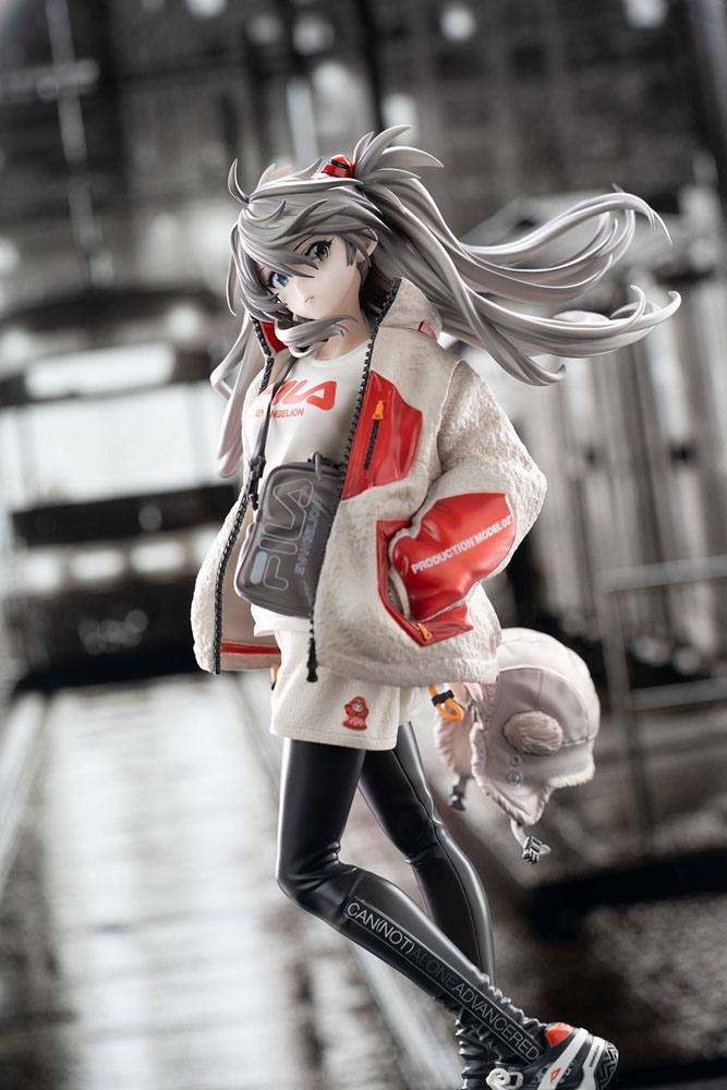 Neon Genesis Evangelion PVC Statue 1/7 Shikinami Asuka Langley Ver. Radio Eva Part 2 Original Color 25 cm 